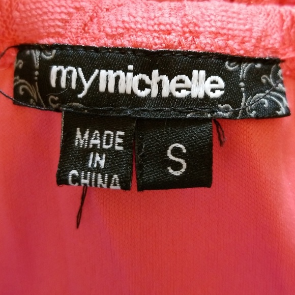 Débardeur Stretch Rouge My Michelle - Taille Junior L, En Polyester Crinkle, Occasion Très Bon état